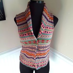 Vintage Chaps Sweater Vest multicoloured M